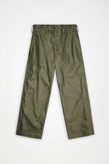 Heavy Woven Pants Straight