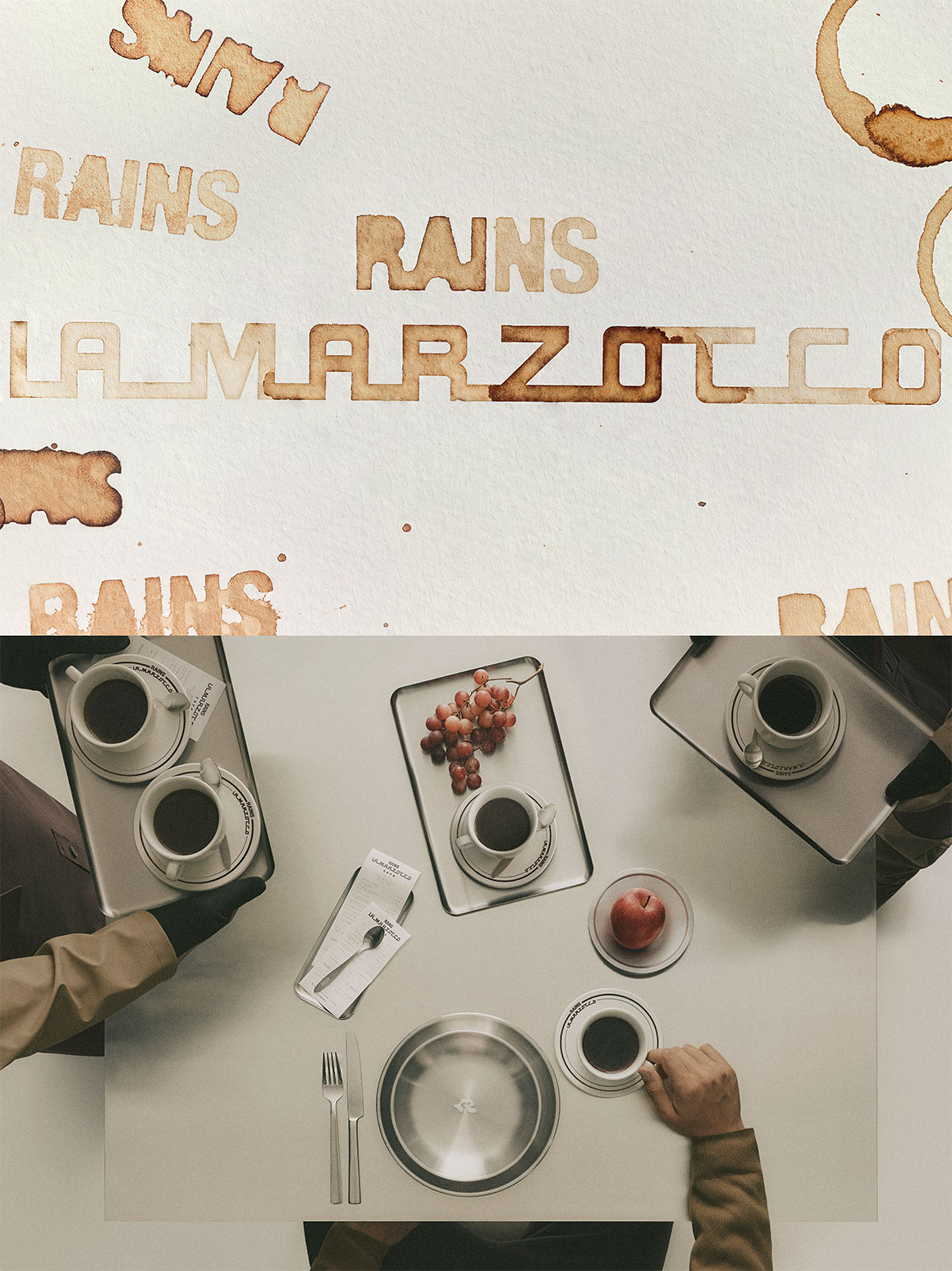 Rains x La Marzocco.