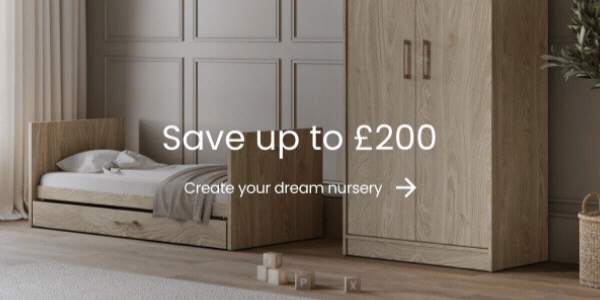 Save up to £300. Create your dream nursery