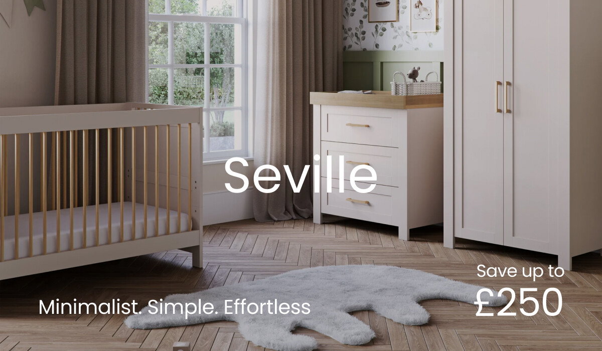 Seville nursery furniture set/collection
