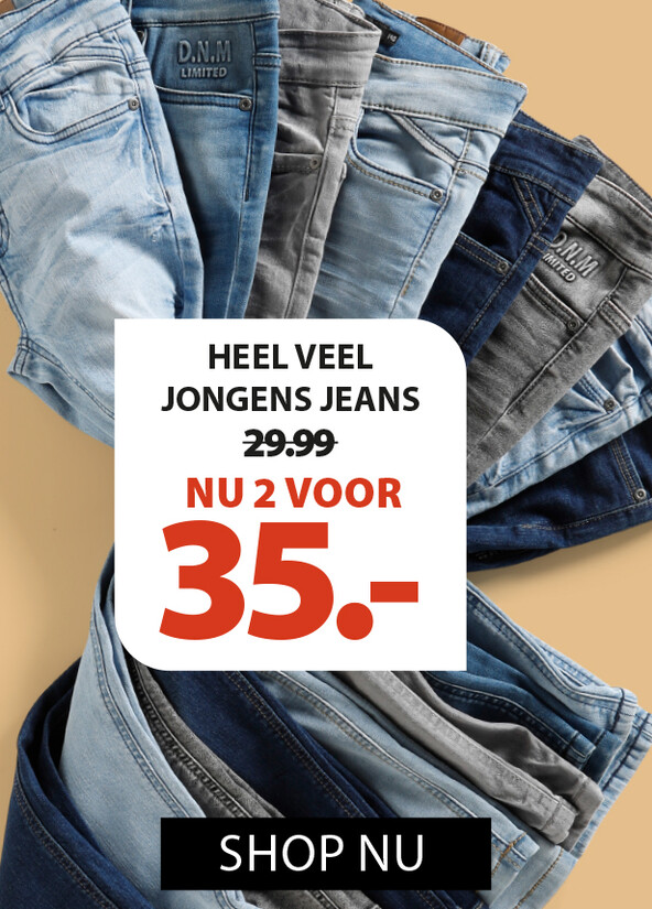 jongens jeans 2 voor 35