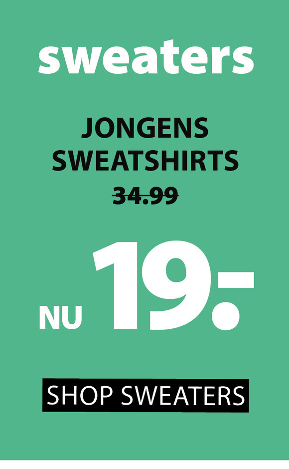 jongens sweatshirts