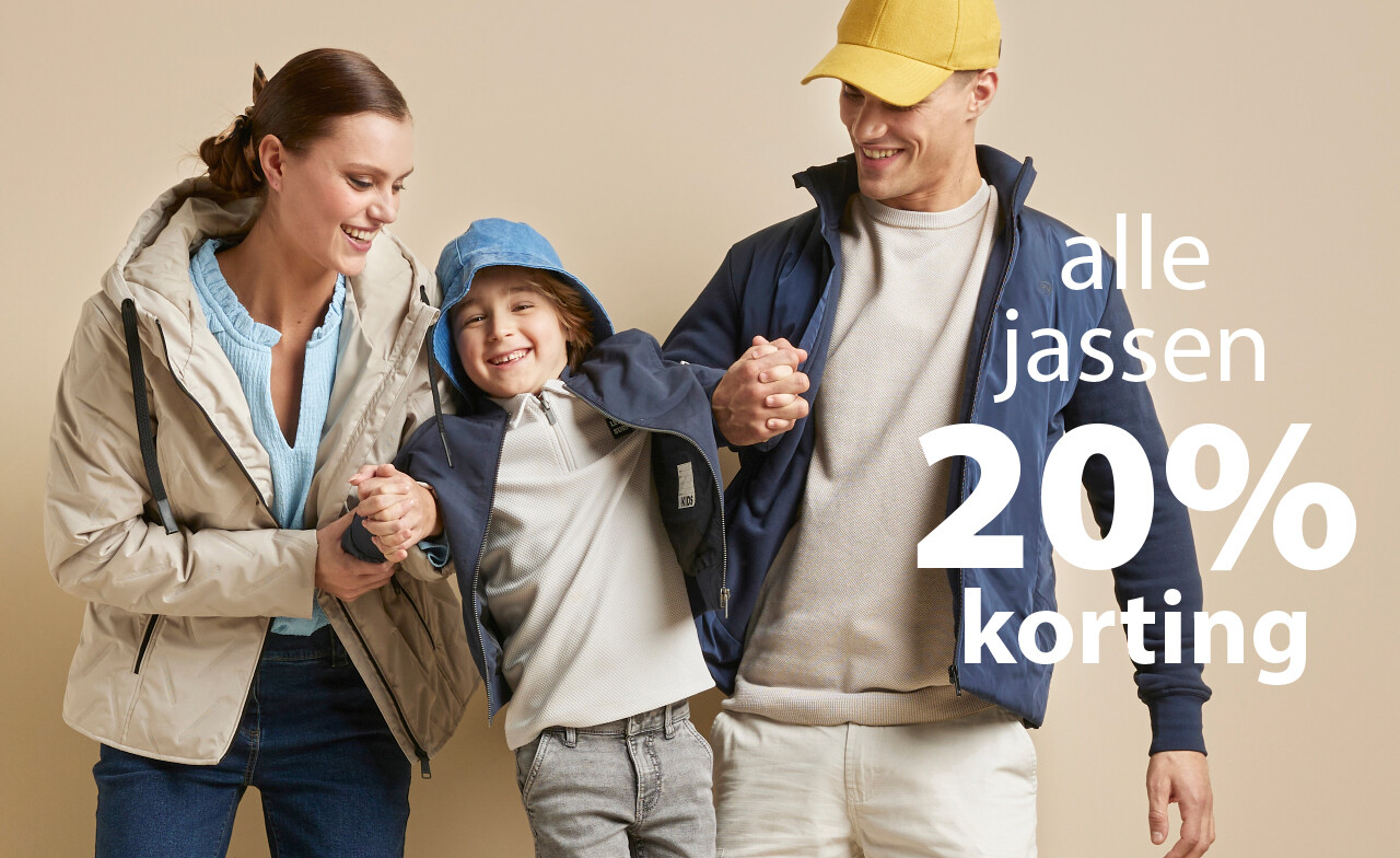 jassen 20% korting