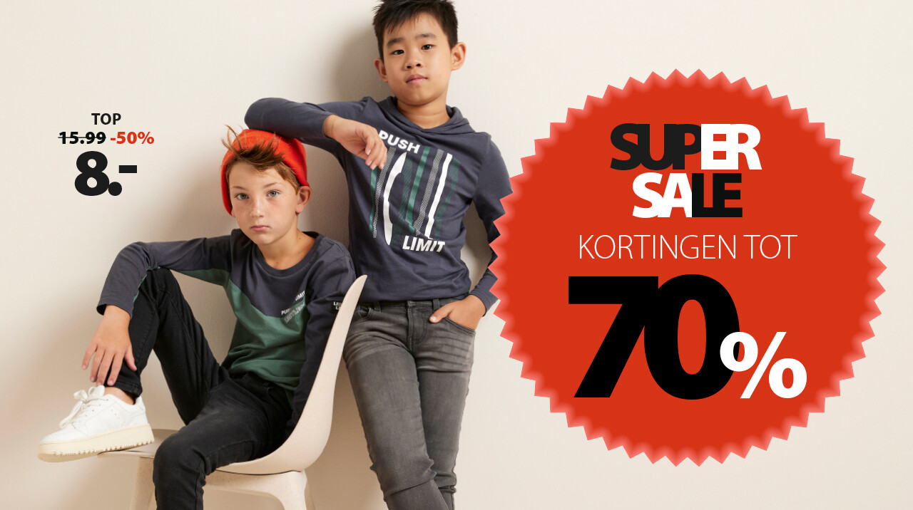 Supersale jongens