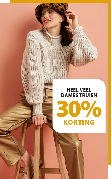 dames truien 30% korting