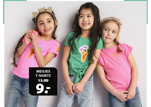 meisjes T-shirts en tops