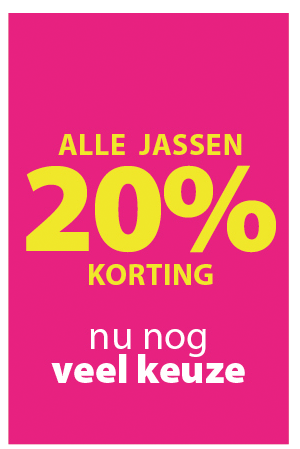 jassen 20% korting