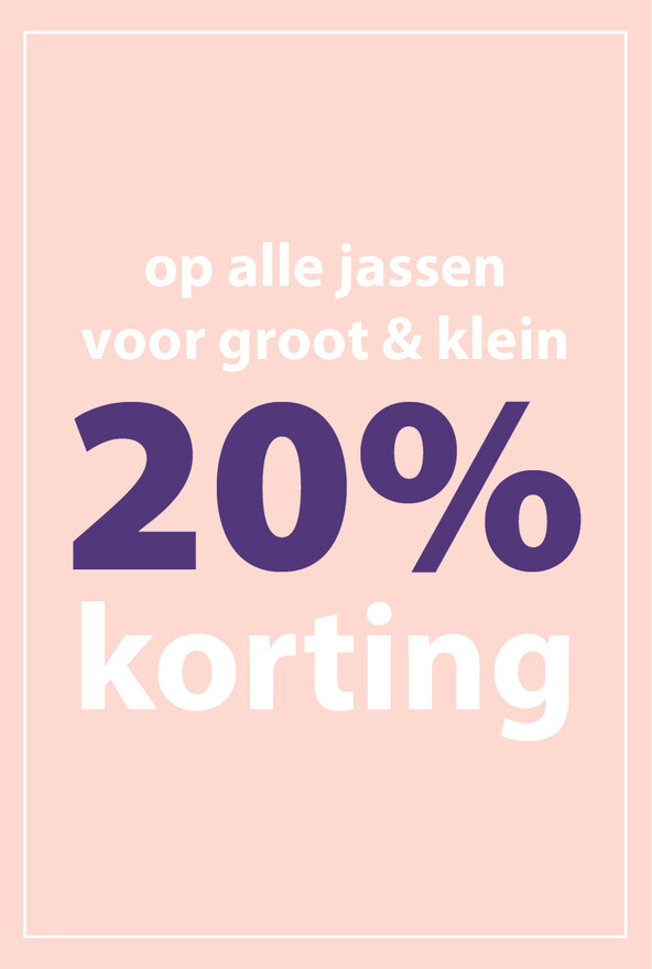 jassen 20% korting