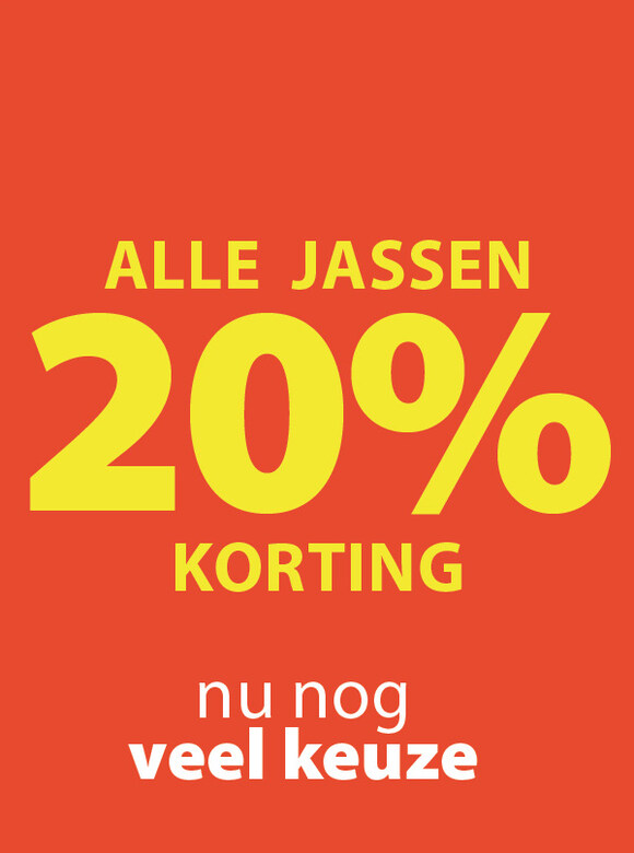 jassen 20% korting