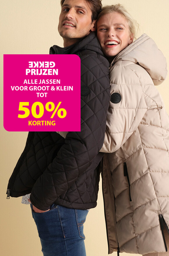 jassen tot 50% korting