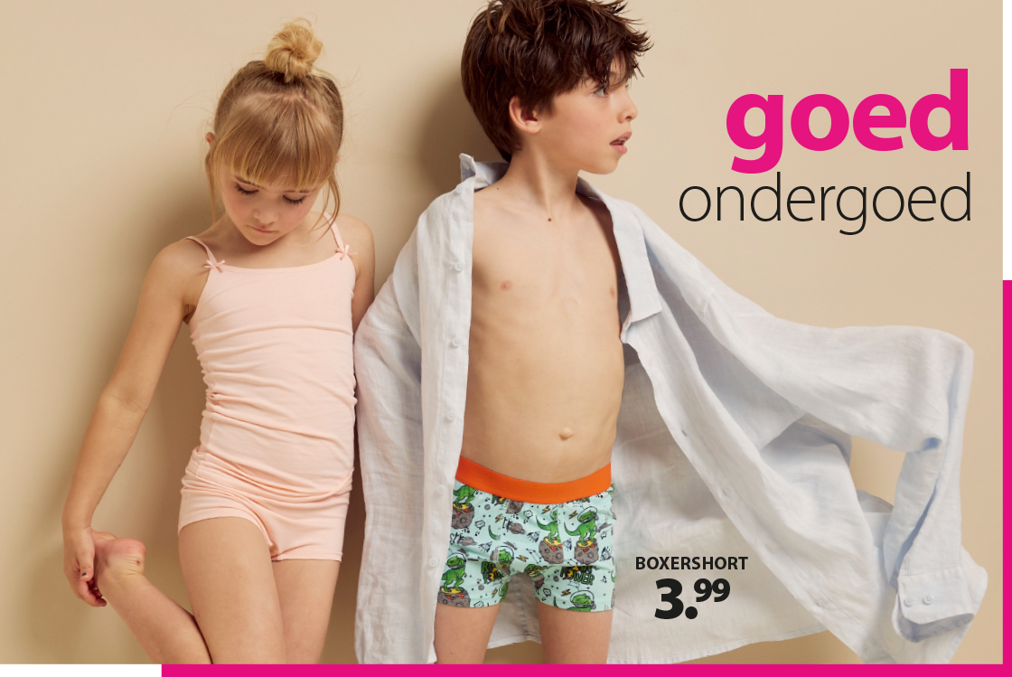 Meisjes en jongens ondergoed