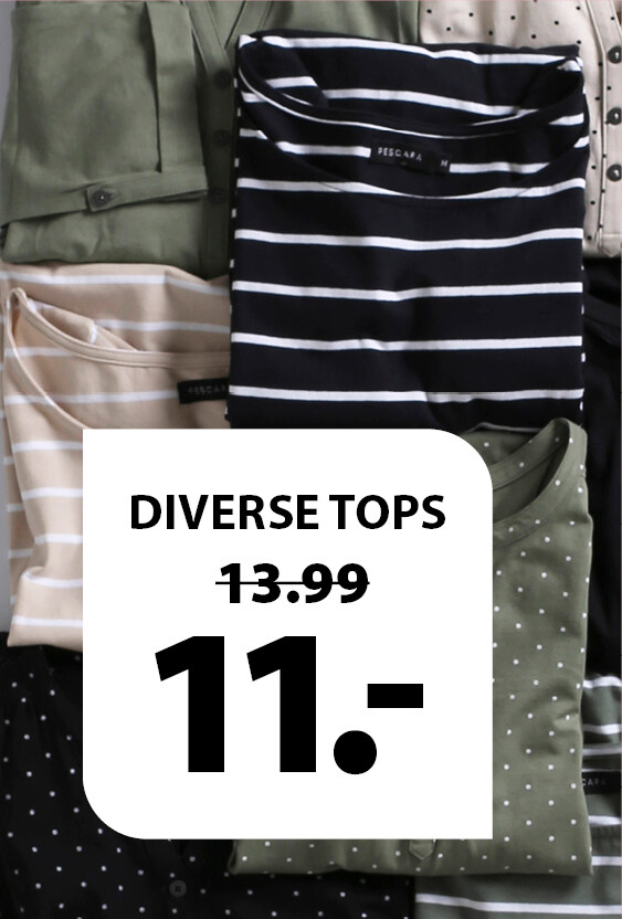 diverse tops 11.-