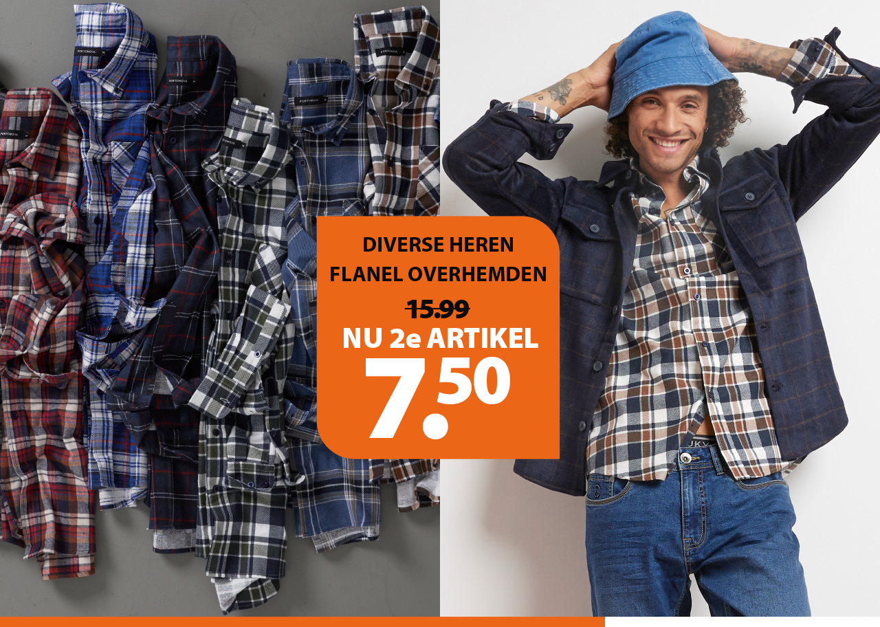 flanel overhemden