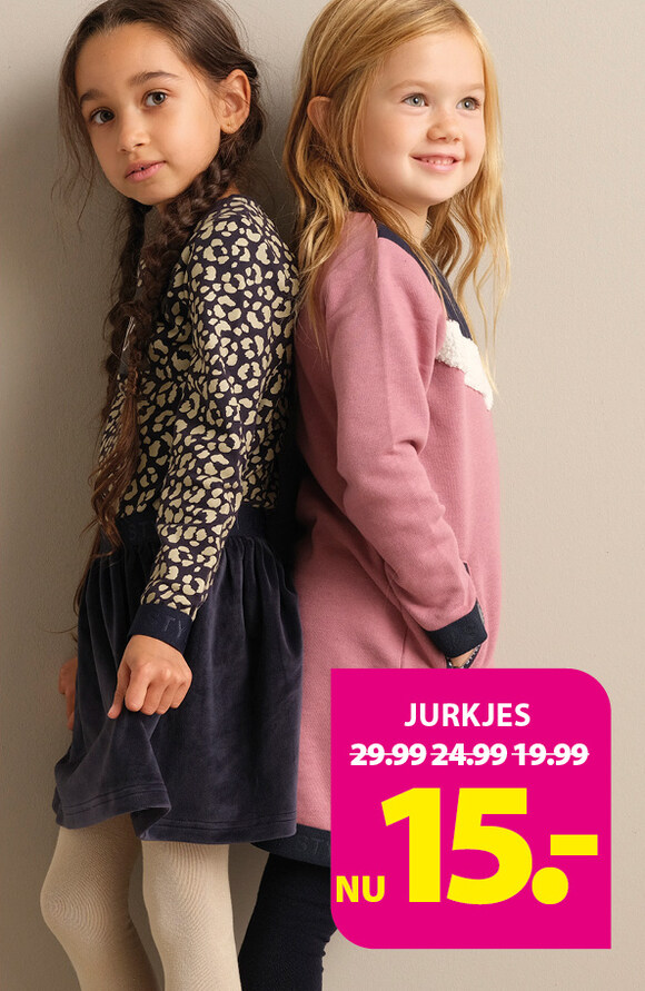 Jurkjes voor 15.-