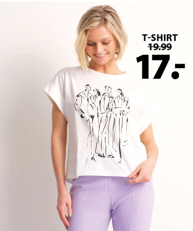 T-shirt vrouwenprint