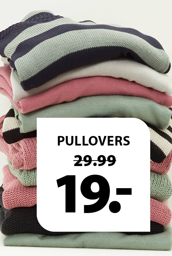 pullovers nu 19.-