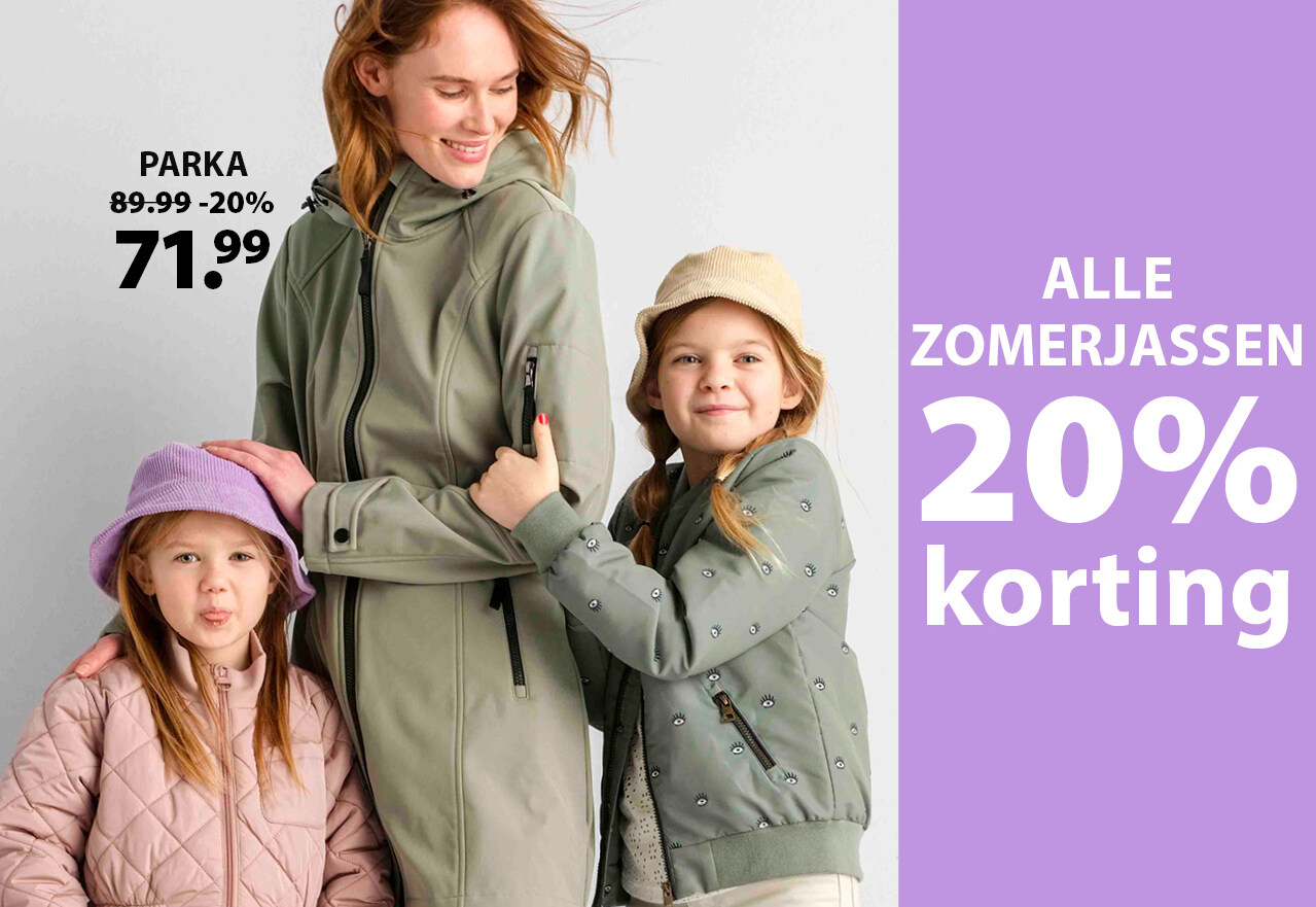 Jassen 20% korting