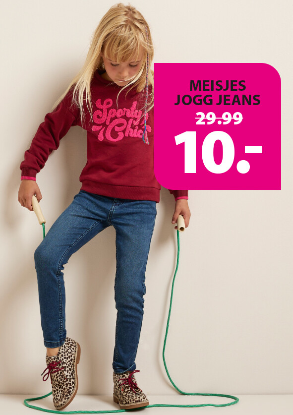 Meisjes jogg jeans