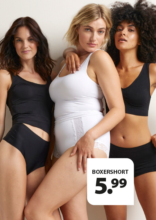 Dames naadloze boxershort