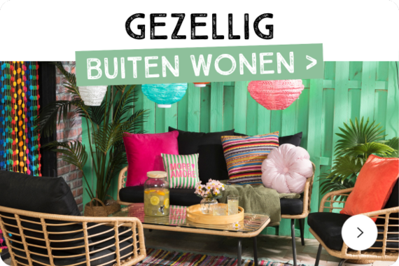 Gezellig buiten wonen