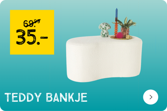 Teddy bankje