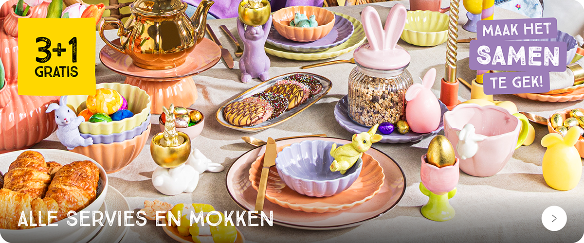 Alle servies en mokken