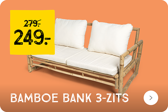 Bamboe bank 3-zits