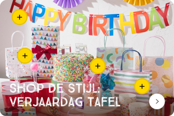 Shop de stijl verjaardag