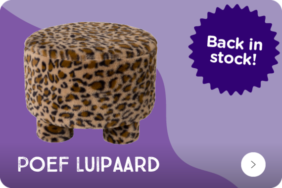 poef luipaard