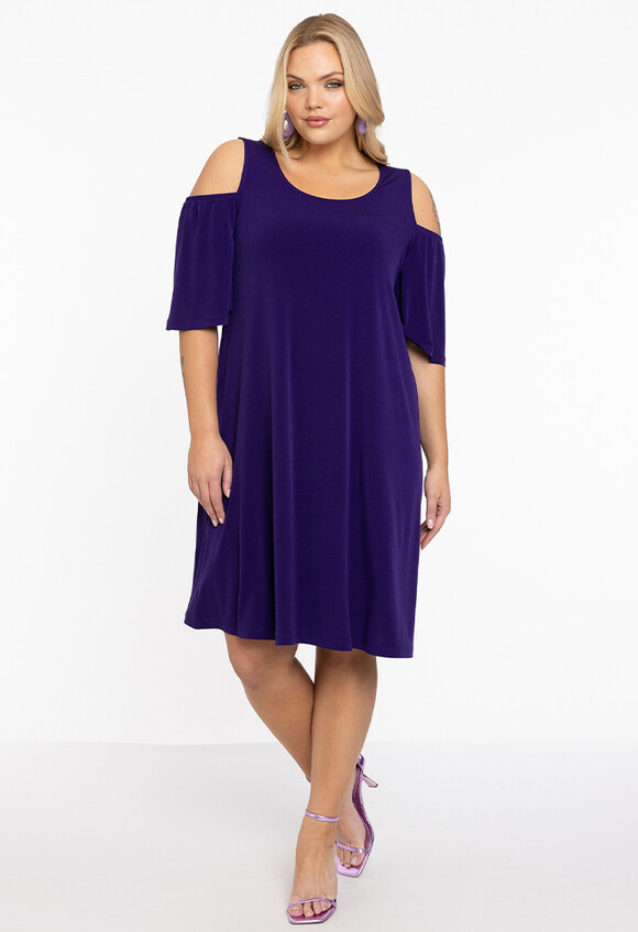 Jurk met cut out DOLCE-purple -42/44