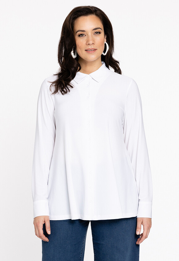 Blouse kort A-lijn DOLCE-white -42/44